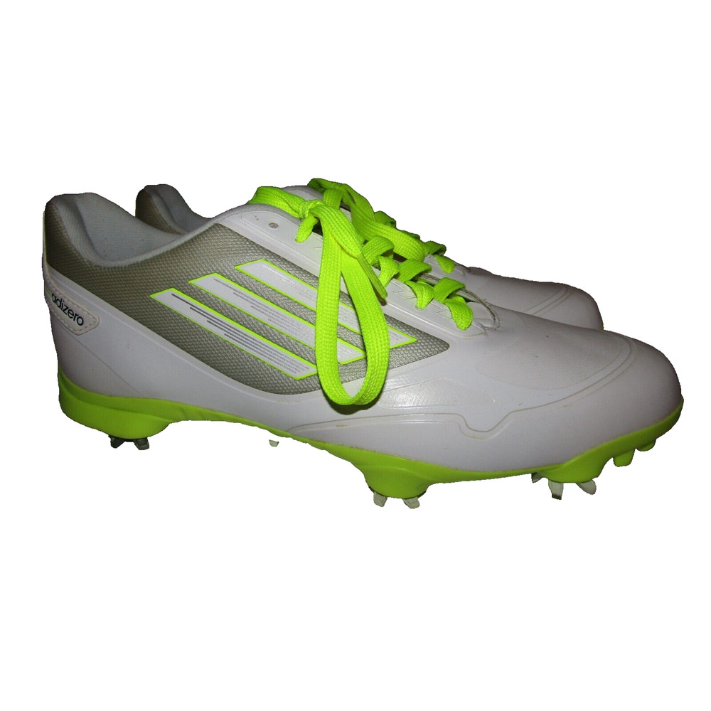Men's Adidas Adizero Golf Shoes Yellow White Size 9.5… Gem